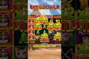 large WIN on Cleocatra! What a game #slots #bigwin #casino bonus #onlineslots #reaction #reelsviral