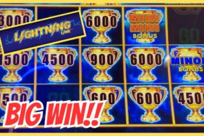 ?️large WIN on Lightning Link⚡️Checkered Flag Slot? We got the Trophies over too over inwards Las Vegas!!