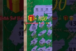 large WIN ?￼ticker The total opor-garai Scratch Off Bonanza Video #wisconsinlottery #scratchcards #win