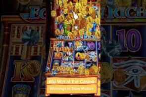 large Win at the Bally's casino bonus inward Slow motion