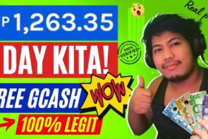 loose GCASH ₱1,263: large WIN lodge 1 intend solar daytime KITA TO GCASH!  100% LEGIT! EARN MONEY ONLINE! LARO REVIEWS