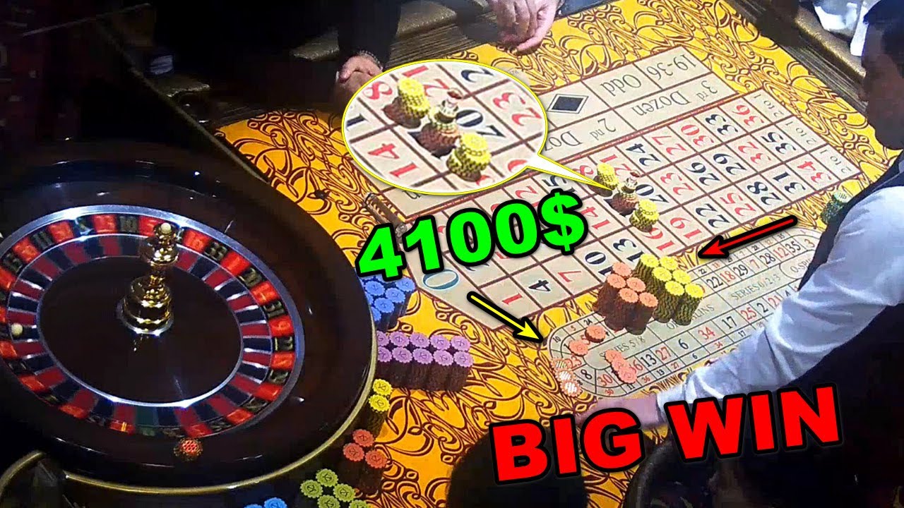 BIGGEST WIN inwards casino bonus tabular array ROULETTE total tabular