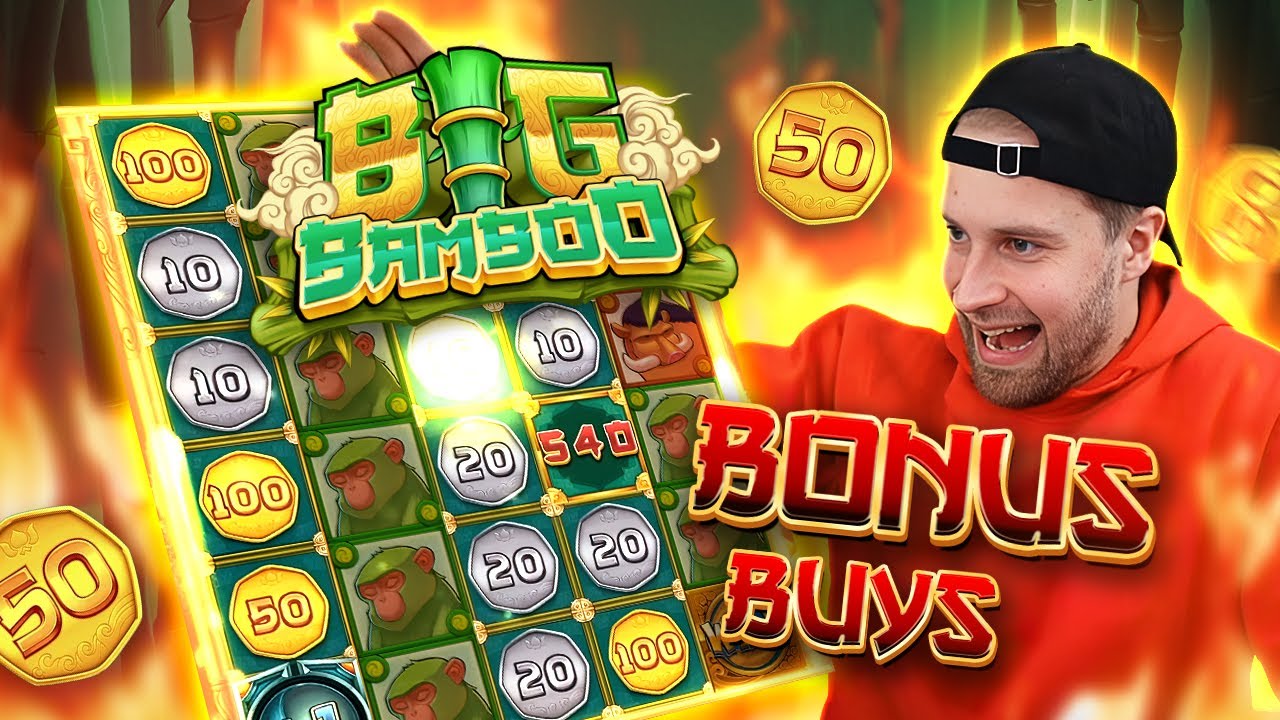 BONUS BUYS on large Bamboo Slot: tin We striking a