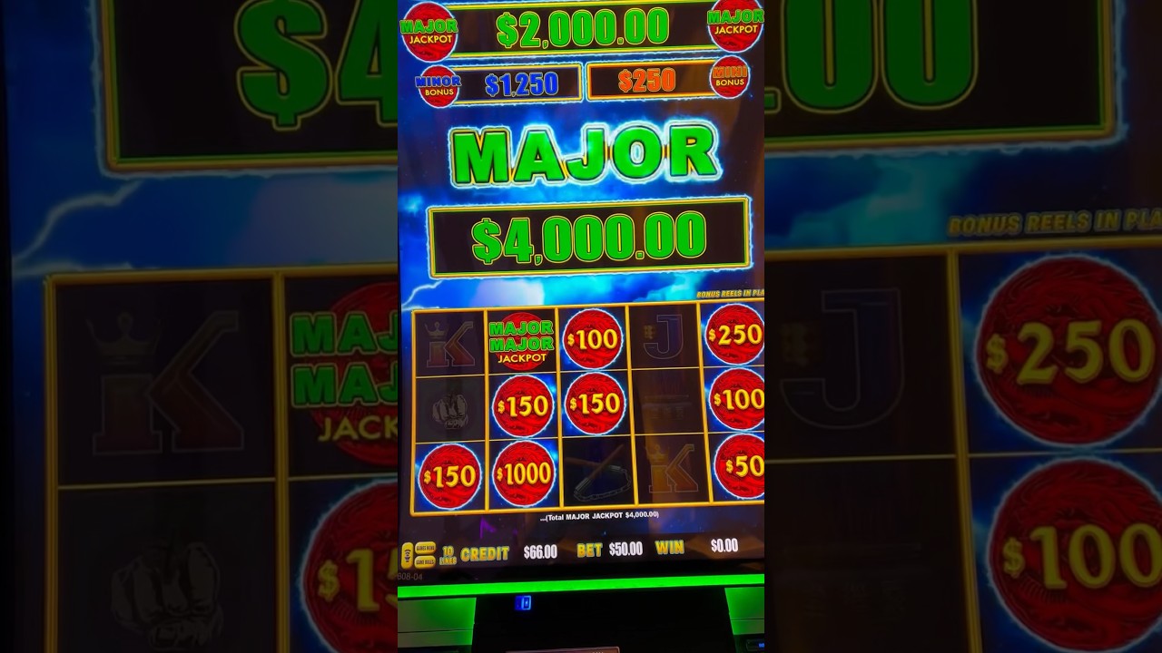 Double MAJOR JACKPOT On Dollar Lighting Link