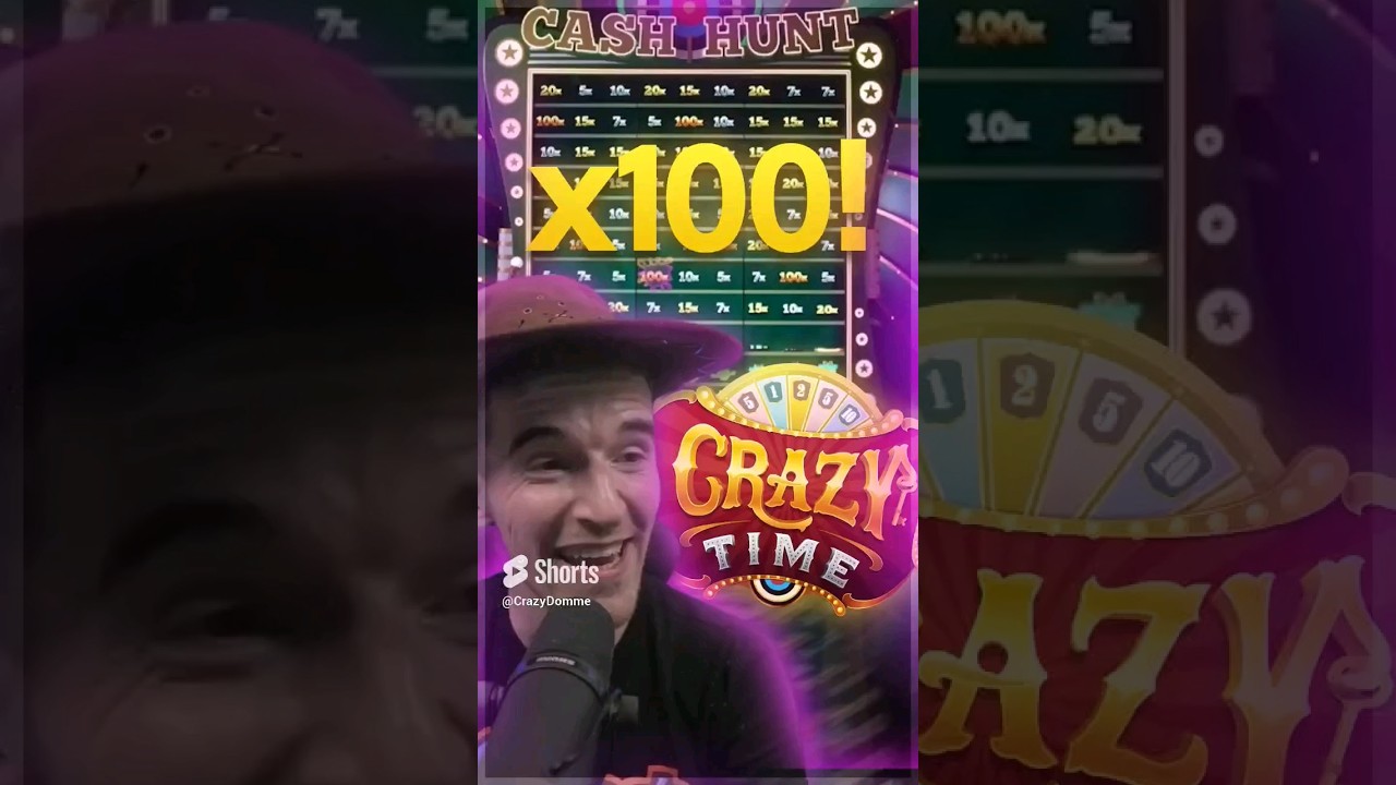 CRAZY TIME CASH HUNT MAX MULTIPLIER #slots #casino bonus #bigwin ?? ! | CRAZYDOMME HIGHLIGHTS