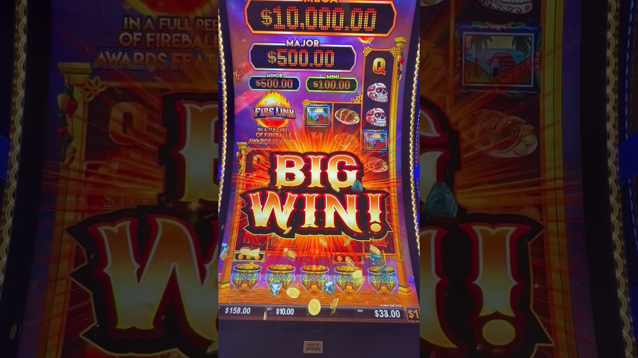 large WIN! FireLink-hitting a little-scale ball! #casinogames #bigwin #slots