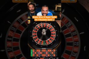 Drake Wins A Super Yacht On 1 Roulette Spin! #drake  #roulette #casino bonus  #maxwin #stake  #yacht