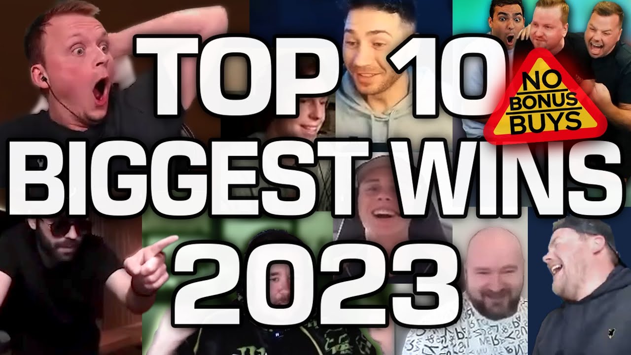 Top 10 Streamers Biggest Wins of 2023: Bonus Buys EXCLUDED!