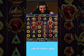 Amazing big win reaction😱😱#shorts #casino #bigwin #grandjackpot #slot #slots