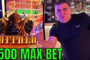 $300-$500 Max Bet Bonus On BUFFALO LINK Slot