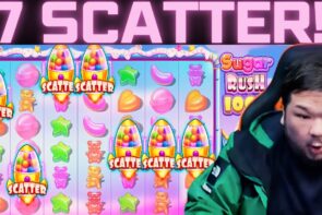 BIG BOY CHENG 7 SCATTER  BONUS ON SUGAR RUSH 1000! #slot #maxwin #bigboycheng #sugarrush1000 #bigwin