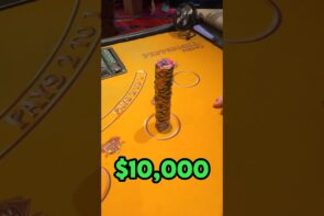 Blackjack $10,000 At Risk! #casino #blackjack #tablegames #thebigjackpot