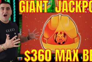 One Of The LARGEST JACKPOTS Ever On HUFF N EVEN MORE Puff Slot