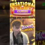 DIAMOND CASCADE CRAZY BIG WIN 🔥🤑 ! CRAZYDOMME HIGHLIGHTS #slots