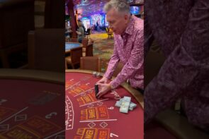 $5,000 on Banker! Big Win in Baccarat Gambling Casino
