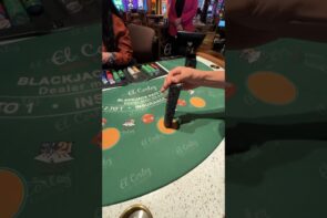 $6900 blackjack hand, the biggest one ever at El Cortez. Big Win in Las Vegas.