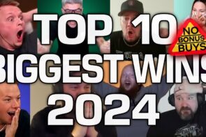 Big Win for the Top 10 Streamers with Biggest Wins of 2024, Bonus Buys Excluded