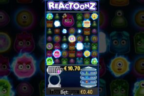 Big Win on Reactoonz!