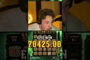 20 Wilds in Wanted Huge Win Big Win in Casino Slots Games Max Win