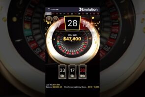 $47K Big Win in Lightning Roulette