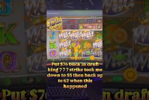 Big Win at DraftKings Slot with Low Wagering.
