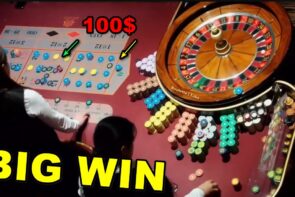Big Win from the Hot Roulette Session at Live Casino Bets $100 on Sunday Morning April 6, 2025