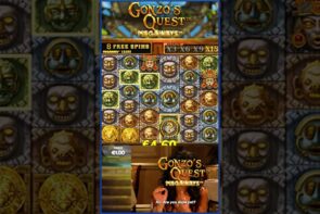 Big Win in Epic Gonzo's Quest Megaways!