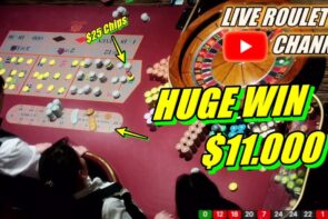 Big Win in Las Vegas Casino - Huge Win of $11,000 with $25 Chips Inside Session on April 7, 2025