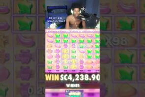Big Win in Sugar Rush 1000 Huge Win.