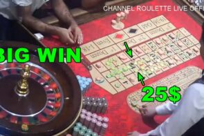 Big Win of 25 Dollars on the Roulette Table in a Real Casino on April 21, 2025