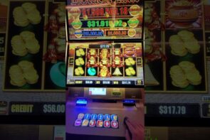 Big Win on Dragon Link Slot Machine with Hand Pay