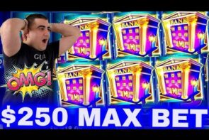 Big Win on Piggy Bankin Slot with a $250 Max Bet and Epic Jackpots