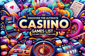 Discover the Ultimate Casino Games List to Elevate Your Betting Experience