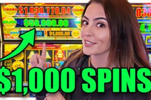 I bet 64000 playing high limit slots today big win 1000 spins