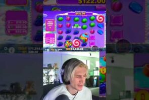 Incredible win, XQC reacted to big win in gambling casino trending shorts