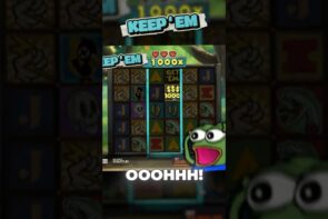 My biggest feature spin win ever - an insane 6000x multiplier on Keep'em - Big Win