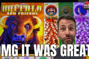 Amazing Big Win on Buffalo and Friends Slot Machine!