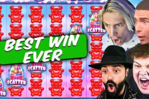 Best Sugar Rush Win Ever Big Win in Top 10 World Record Wins xQc Juicy Slots Ayezee