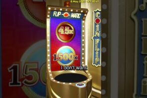 Big Win on Coin Flip - Mega Jackpot Win 1500X