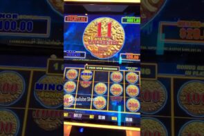 Big Win on Dollar Storm Slot Machine Bonus!
