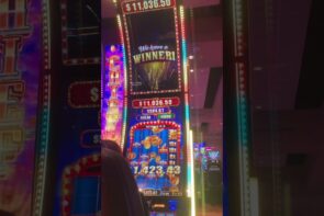 Big win in the casino with amazing slot games