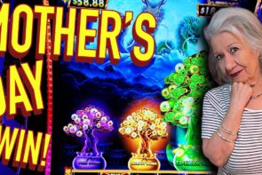 Big win on Dragon Trio slots on Mother's Day.