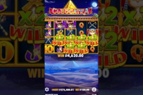 Caught Luck by the Tail in Cleocatra Big Win