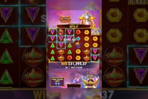 Fantastic win in a casino slot, big win at the online casino for free spins and jackpots.