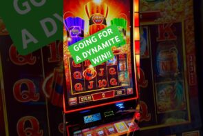 Going for a big win on the dynamite slot game!
