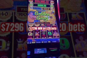 Golden Gong Slot Machine Big Win of $7,296 on $20 Bets at $2 Denomination