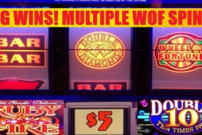 I got into an altercation at the casino! Big Win on Wheel of Fortune! Double 10 Times Pay Slots!
