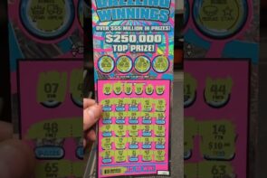 I won $100 from a Texas Lottery scratch-off ticket big win