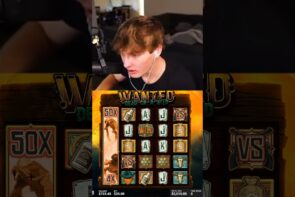 New Big Win on Wanted Dead or a Wild Slot Bonus.