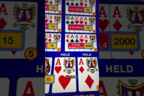 A Big Win with Aces and a Kicker on Double Double Bonus Poker!